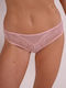 Damen-Slip Mit Spitze Rosa