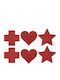 Le Désir Nipple Covers Red