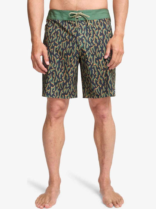 Sundays Pro Men's Swimwear Bermuda Green with Prints