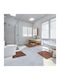 Alista Home Set Antiderapant Covoare De Baie AT1CT-IM1P-RS1S-DT25025/006 Maro 50x80cm 2 Bucăți