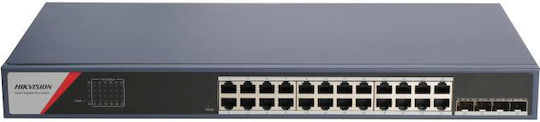 Hikvision DS-3E1528-SI-24T4F L2 PoE Switch with 24 Gigabit (1Gbps) Ethernet Ports