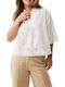 Women's Blouse Cotton White