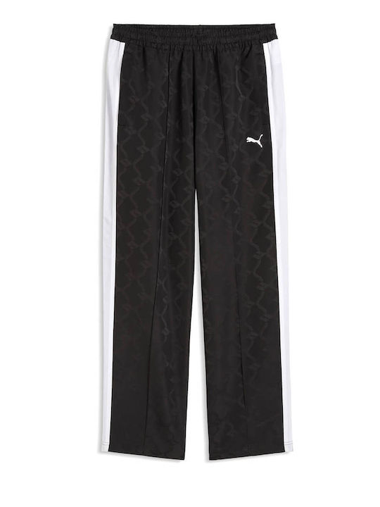 PUMA Pants Pants Παντελόνι Φόρμας Black