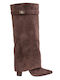 Damenstiefel mit Hohem Absatz Braune