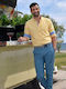 Long Sleeve Shirt in Regular Fit Yellow
