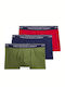 Мъжки Боксерки Red/Green/Navy 3Pack