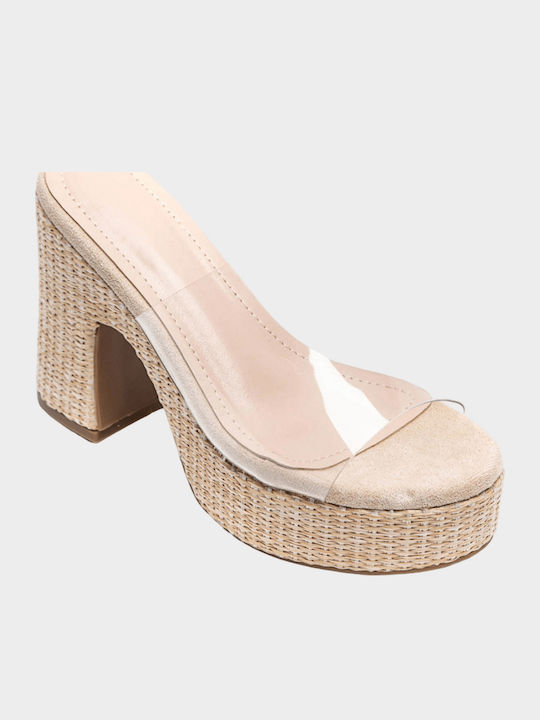 Ideal Shoes Beige Sandals