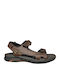 Leather Men's Sandals In Brown Color AN-03290-2-6