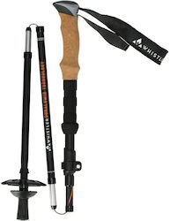 Whistler Teleskopische Wanderstöcke aus Aluminium 2er Pack Schwarze Whistler Teleskopische Wanderstöcke aus Aluminium 2er Pack Schwarze