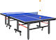Τραπέζι Ping Pong Επιφάνεια 18mm Density Board Mdf Μεταλλικά Πόδια – 274x152x76cm Table-10