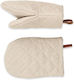 Finesse Fabric Beige Oven Mitt