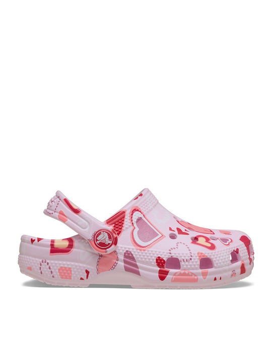 Crocs Classic Παιδικά Ανατομικά Σαμπό Θαλάσσης Ροζ