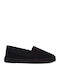 Leather Men's Espadrilles in Black Colour