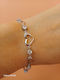 Damentraube mit Herz-Design aus Silber
