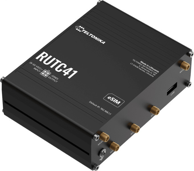 Teltonika RUTC41 Ασύρματο 4G Router Wi‑Fi 6 με 5 Θύρες Gigabit