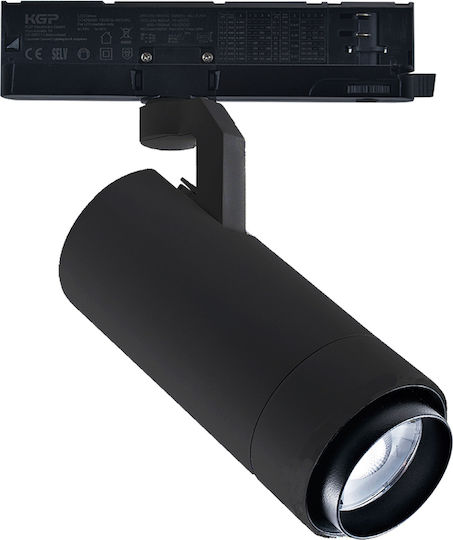 Adeleq LED Φυσικό Λευκό Σποτ σε Μαύρο Χρώμα