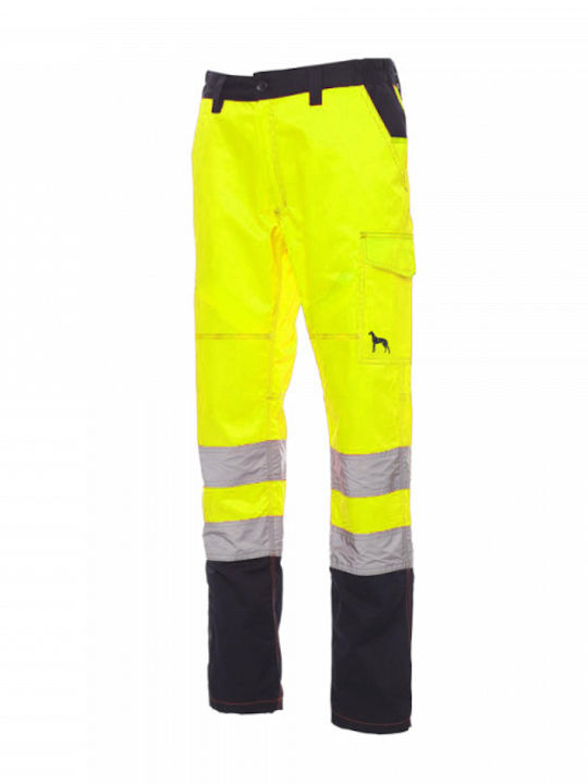 Molossos Reflective Work Trousers Yellow