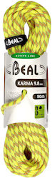 Beal 47489 Dynamic Climbing Rope with Length 50m Yellow