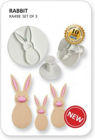 PME Cookie Cutter Bunny Spring X3 42 55 83mm