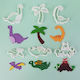 Cookie Cutter Set Dinosaurs 50-104mm X6
