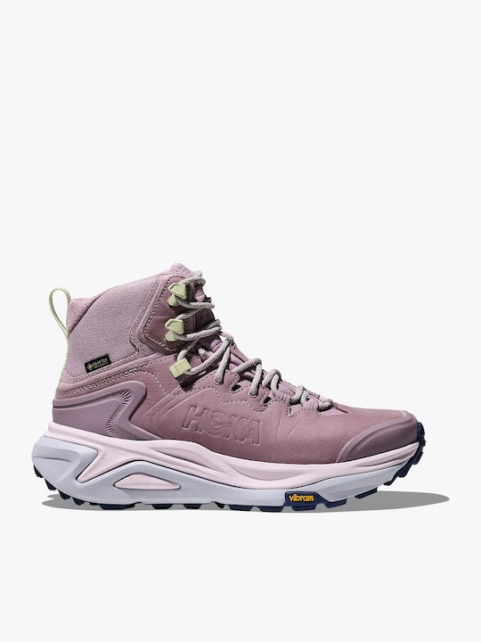 HOKA Kaha Women's Hiking Boots Waterproof With Gore-Tex Membrane Purple