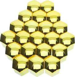 Extremo Tuning Gold 19 Mm Caps Bolts Set 20 Pcs Co2