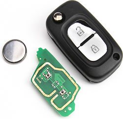 Car Key Shell with VA2 Blade with 2 Buttons Remote for Smart