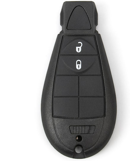 Autoschlüsselhülle mit Schlüsselblatt mit 2 Tasten für Chrysler / Jeep / Dodge