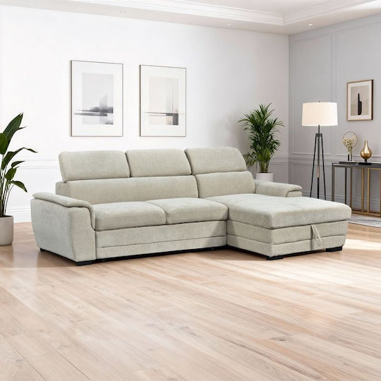 Dreamora Γωνιακός Καναπές Κρεβάτι 270x167x82εκ.