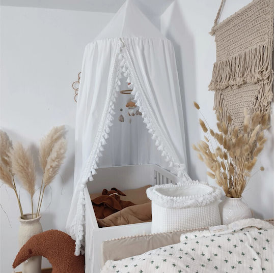 Koell Baby Moskitonetz Für Kinderbett Weiß