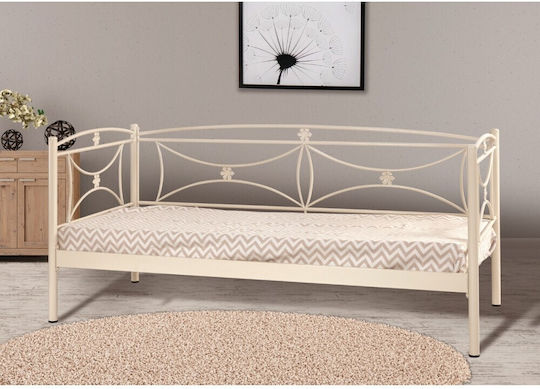 Mc42 Καναπές Κρεβάτι Μονό για Στρώμα 90x190cm Μεταλλικός Mc42 Καναπές Κρεβάτι Μονό για Στρώμα 90x190cm Μεταλλικός