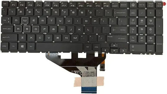 Mentor Premium Laptop-Tastatur Hp L32770-001 Mit Hintergrundbeleuchtung Weiß Englisch (US)