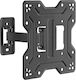 Powertech PT-1555 TV Wall Mount with Extension Arm up to 43" and 30kg Silver