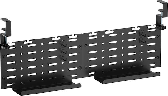 Brateck Cable Management Γραφείου Cc11-20-2 Μεταλλικό 768x63x307mm Μαύρο