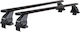 Menabo Omega Plus Black Cross Bars Volkswagen Polo V 6r 3 Doors Model 2009-2014