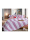 Nef-Nef Homeware Casual Bettlaken King Size mit Gummibettlaken 240x270cm 4 Stück