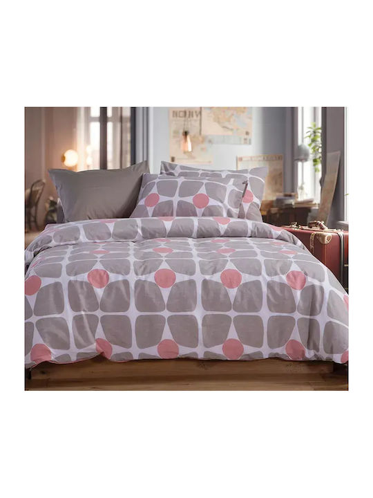 Nef-Nef Homeware Casual Σετ Σεντόνι με 2 Μαξιλα...