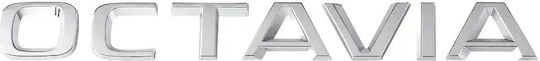 Aftermarket Emblem Octavia New Trunk Silver Tc