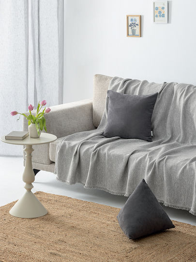 Palamaiki Sofa Throw 2 Seater 180x250cm Grey