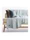Lino Home Sofa Throw 2 Seater 180x250cm Petrol