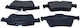 Rear Brake Pads Ford Transit Connect Tourneo Connect Gdb1621-trw Opel Vectra C 425405 190523-10734