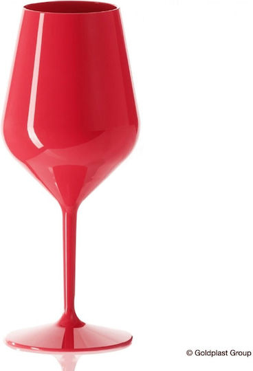 Goldplast Pahar Din Plastic Roșu 470ml