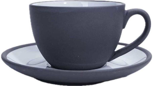 Yuk Tasse Cappuccino Keramik Weiß