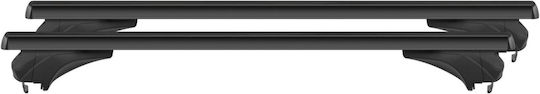 Menabo Bare De Acoperiș Din Aluminiu Pentru Nissan Qashqai 2014-2017 Set Cu Picioare Negre