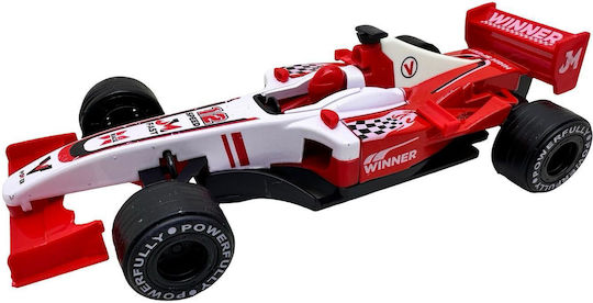 Formula 1 Warrior Roșu Scara 1:20 Model Metalic Din Plastic Cu Roți Late Cu Retragere