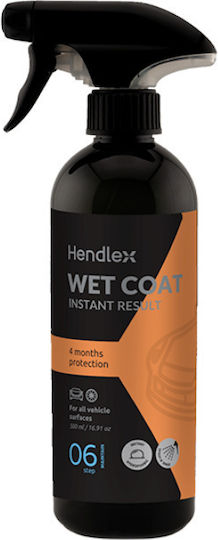 Hendlex Υδροφοβική Επίστρωση Wet Coat Βρεγμένες Επιφάνειες 500ml