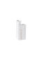Raeder Set 2 Pieces General Use Food Jars with Lid made of Porcelain Transparent 7.5cm 2 Pieces