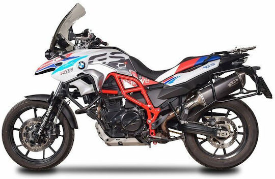 Spark Крайна Тръба На Изпускателната Система Титаниева Force Tri-oval Conical Gbm0503dom Bmw F 800 GS ABS 08-09