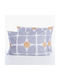 Nef-Nef Homeware Bamb.casual Coreo Pillowcase with Envelope Cover Yellow 52x72cm