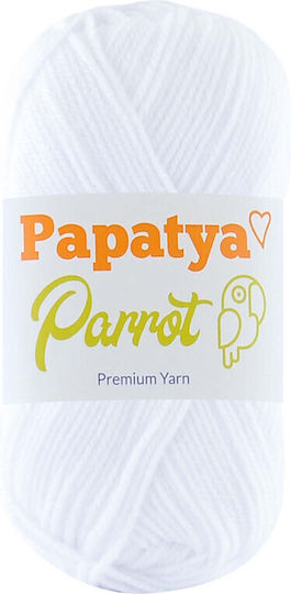 Papatya Papatya Parrot Ακρυλικό Λευκό 113m 50gr